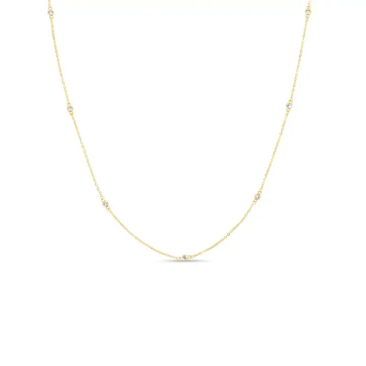 Cubic Zirconia Accented Necklace