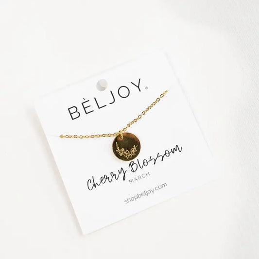 Birth Flower Necklace