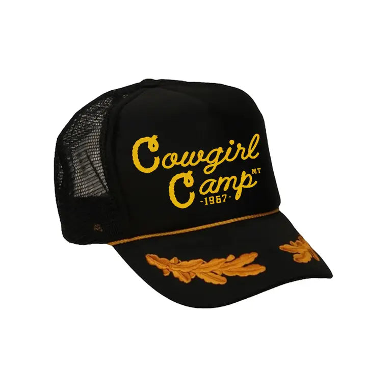 Cowgirl Camp Mt Trucker Hat