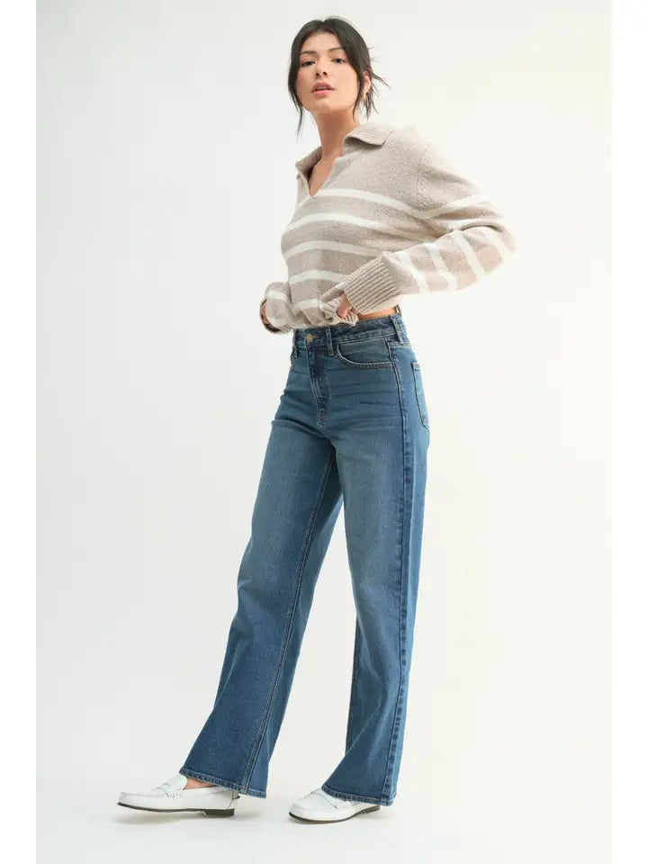 Dk - High Rise Full Length Straight