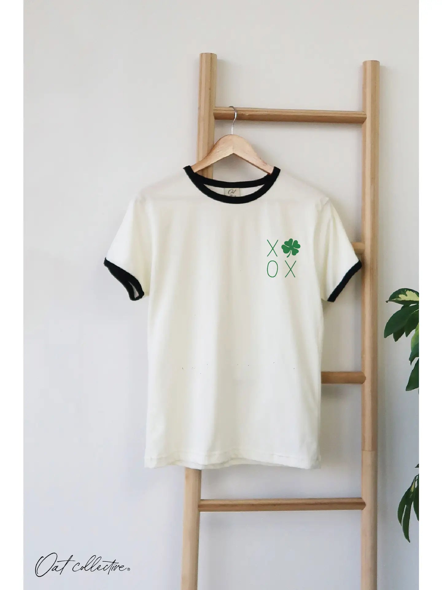 Xoxo Clover Ringer Graphic Top