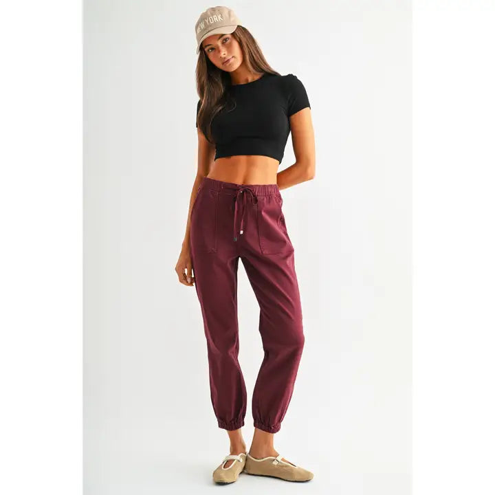 High Rise Jogger Crop
