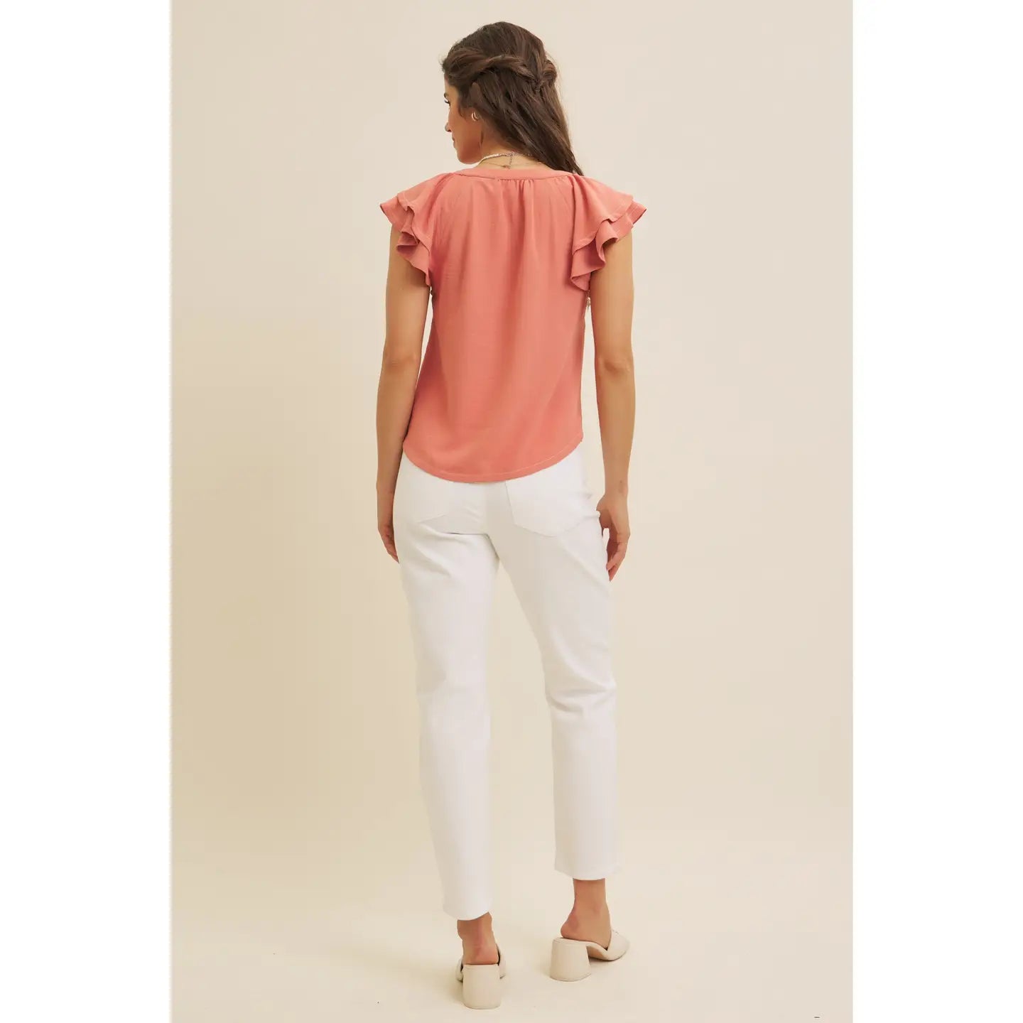 The Blush Cascade Top