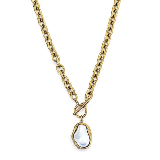 Cora Baroque Pearl Necklace