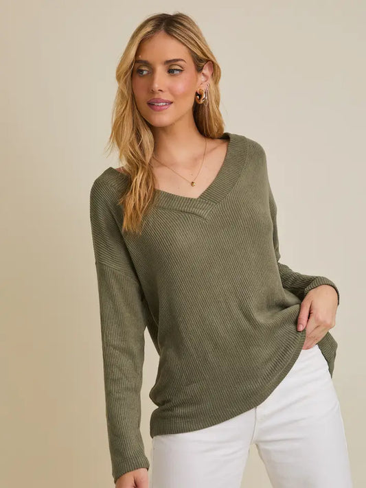 The Olive Ease Sweater