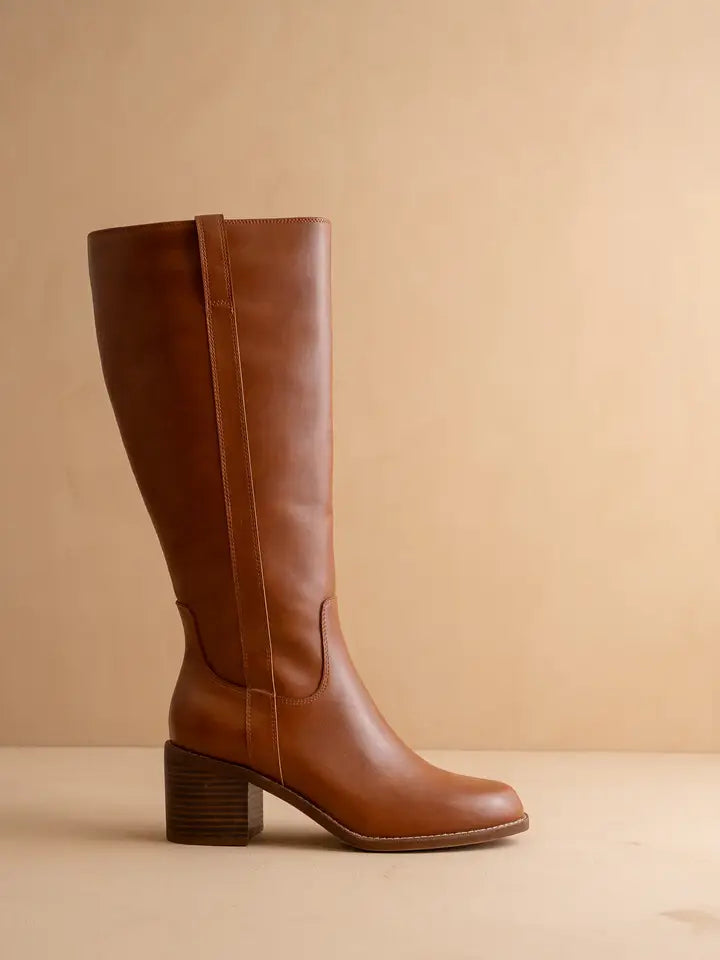 The Harriet | Brown Tall Riding Fall Boot