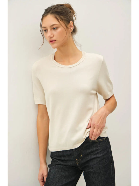 Everyday Luxe Knit Tee