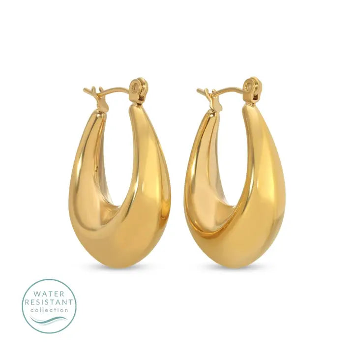 Small Latchback Hoops, Water Resistant