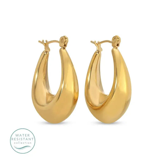 Small Latchback Hoops, Water Resistant