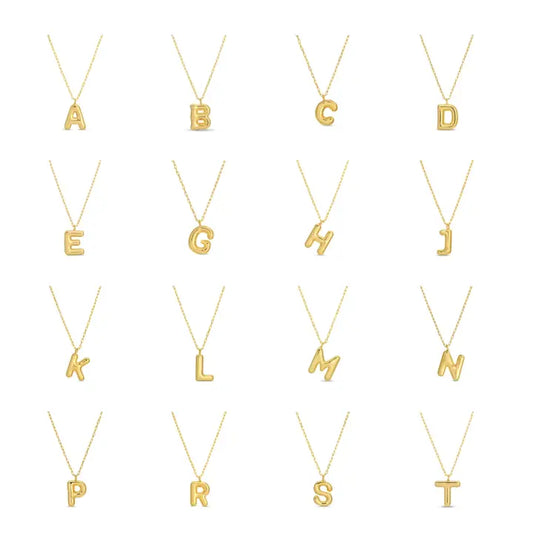 Large Balloon Initial Pendant - Assorted
