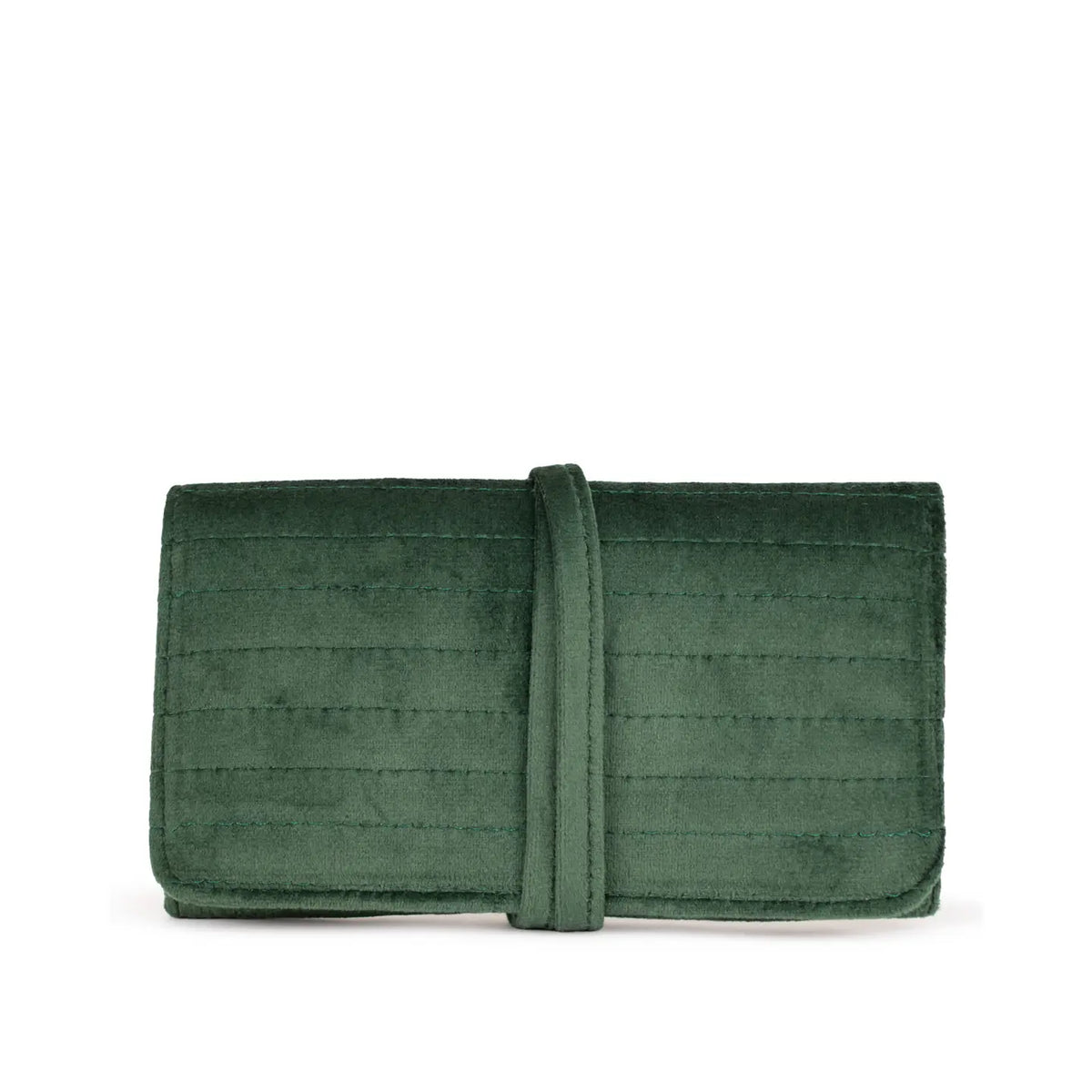 Emily Jewelry Roll Green