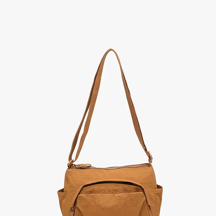 Arleth Nylon Multi-Compartment Crossbody Bag