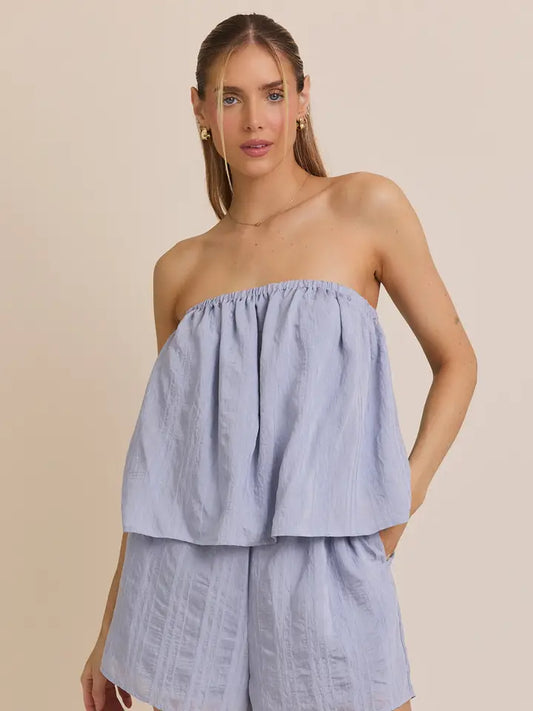 Strapless Romper
