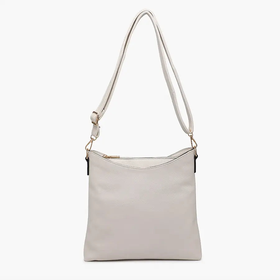 Emma 3 Compartment Crossbody w/ Snap Closure