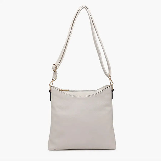 Emma 3 Compartment Crossbody w/ Snap Closure