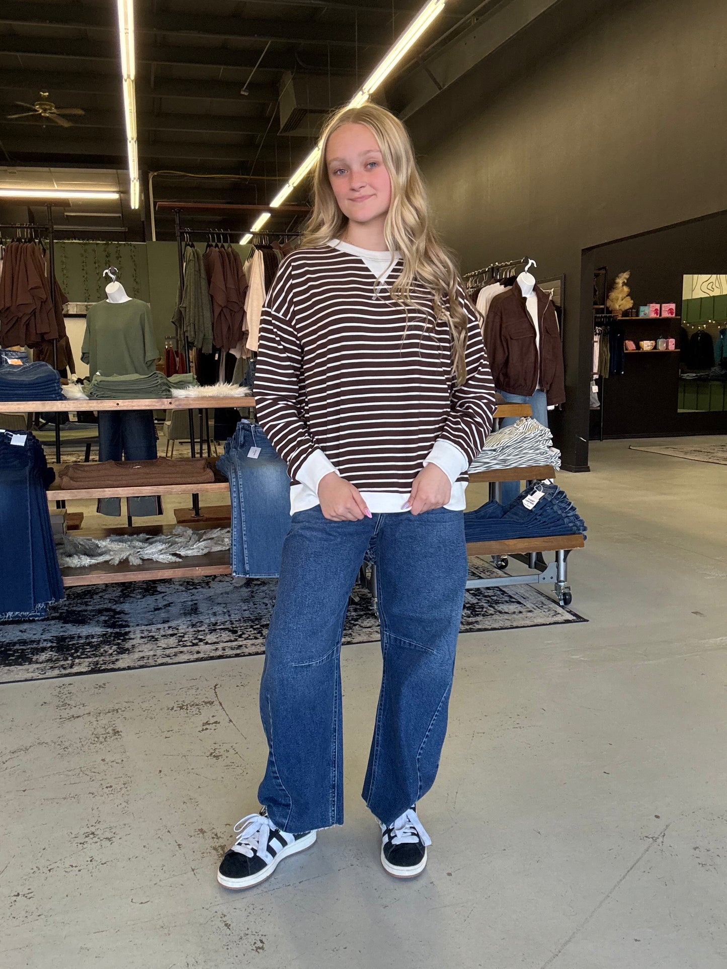 Sideline Stripe Pullover