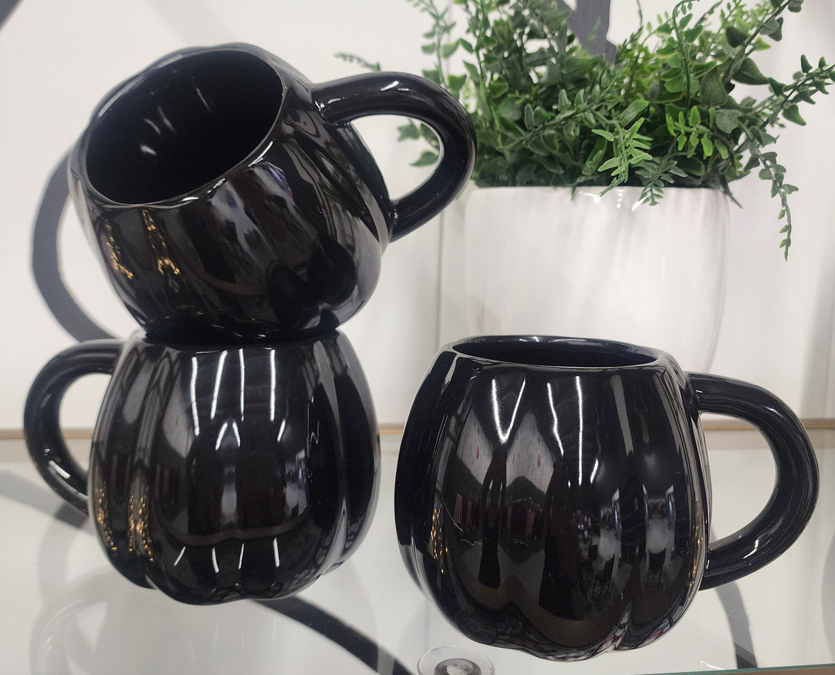 Black Pumpkin Coffee Mug