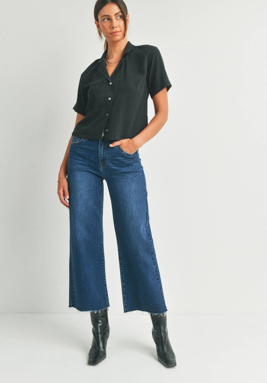 Slim Wide Leg