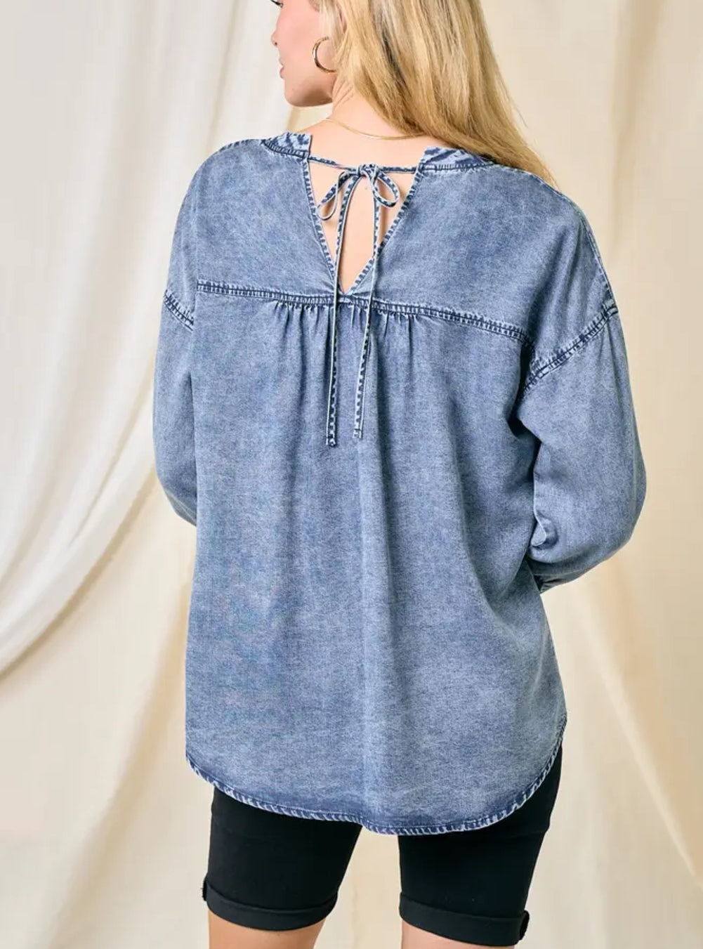 Double V-Neck Top