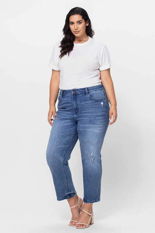 Curvy Style Cropped Straight Leg!