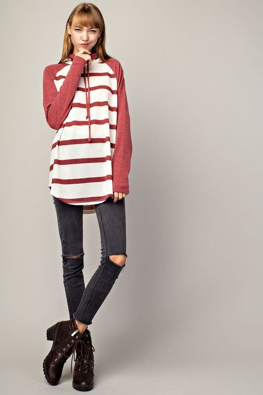 Striped Knit Pull Over!