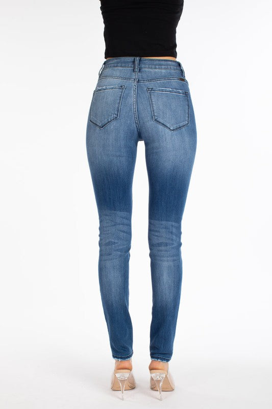 High Rise Button Fly Super Skinny Jeans !