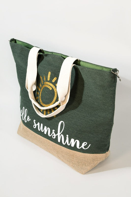 Hello Sunshine Tote Bag!