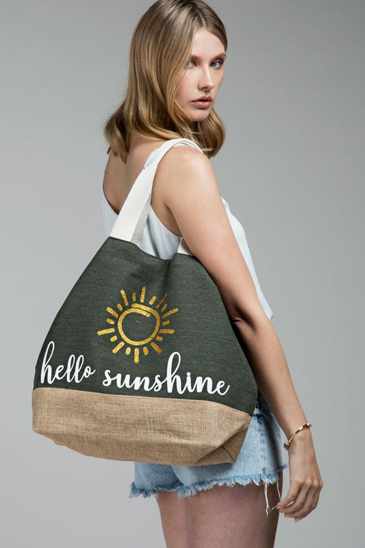 Hello Sunshine Tote Bag!
