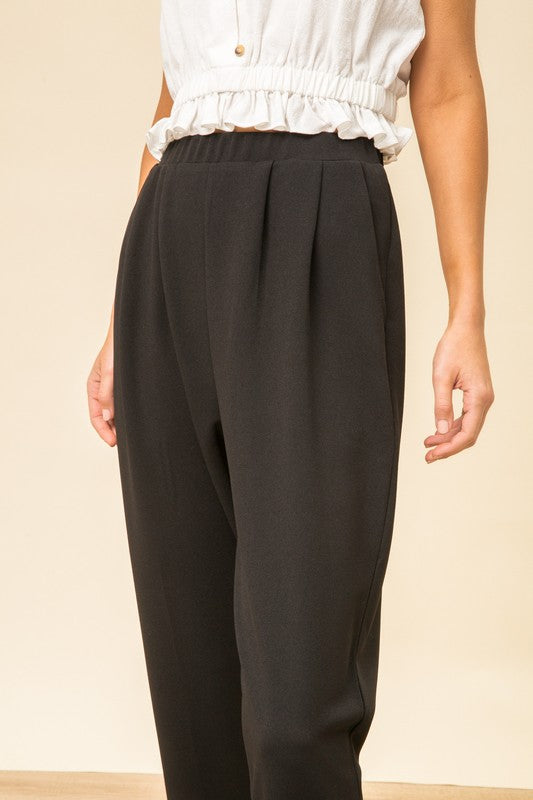 Tapered Crepe Trousers!