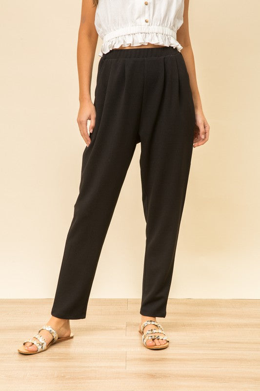 Tapered Crepe Trousers!