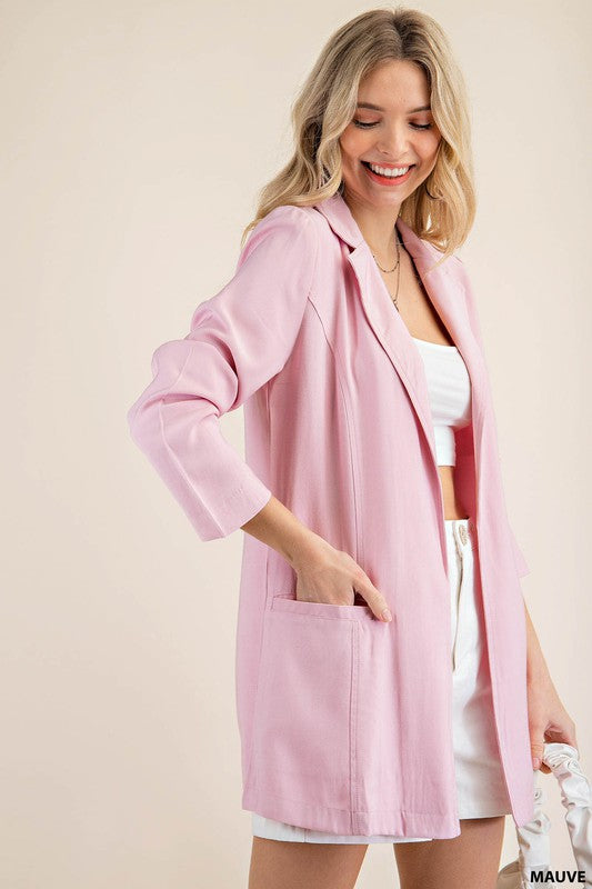 Long Pink Blazer!