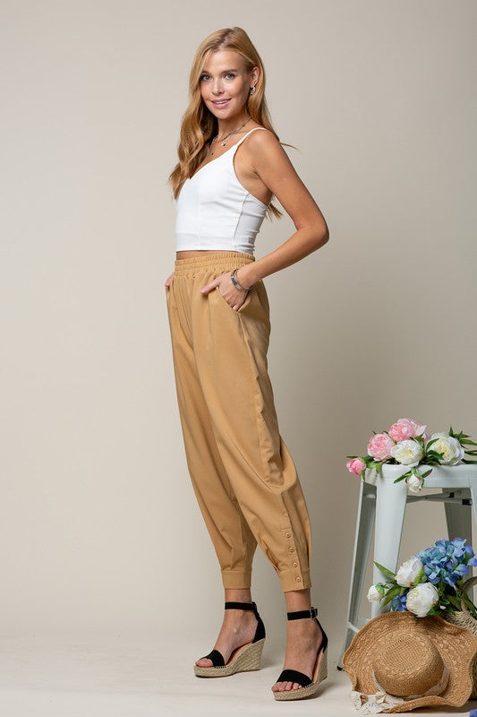Trouser Jogger With Side Bottom Placket!