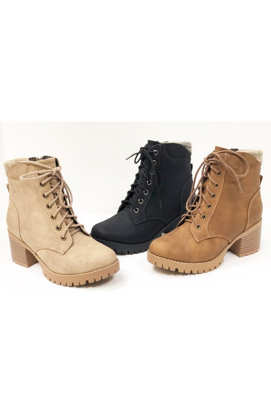 Lace Up Bootie!