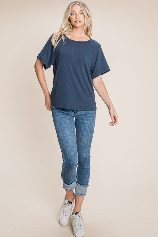 Soft Knit Relaxed Fitting Top!