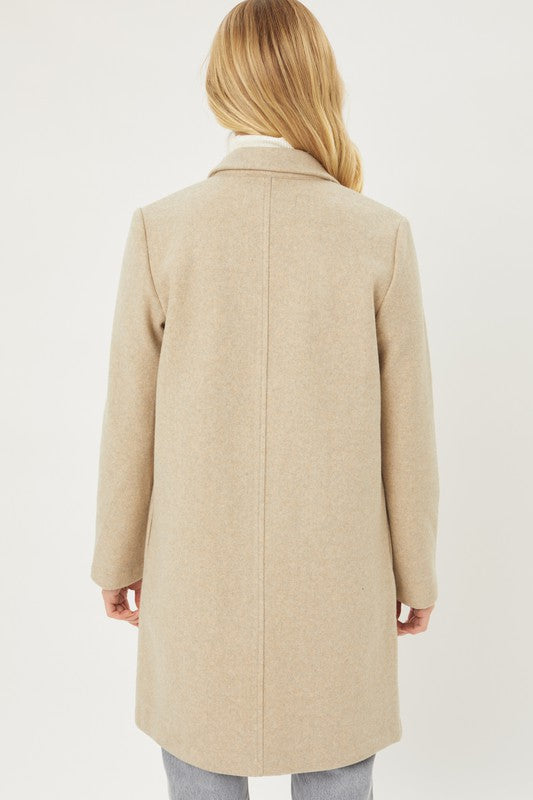Fleece Long Line Coat