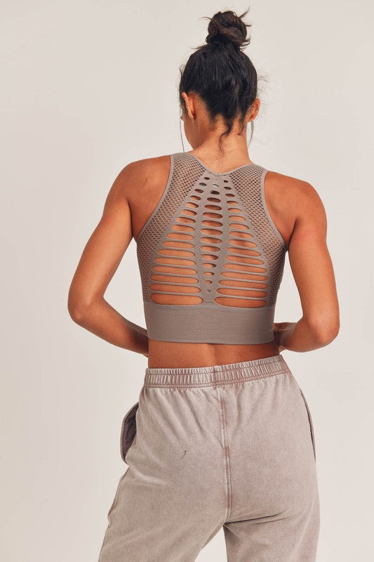 Laser Cut Seamless Sports Bra!