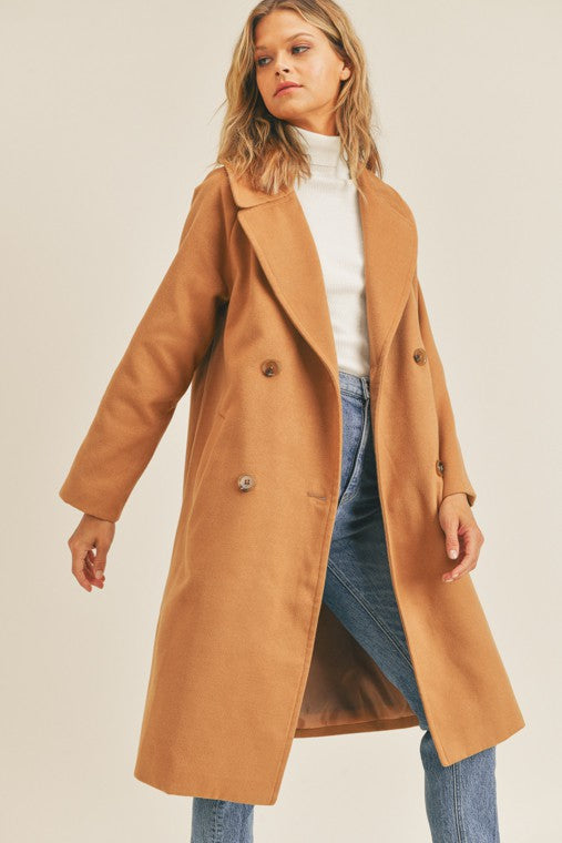 Double Breasted Oversized Coat