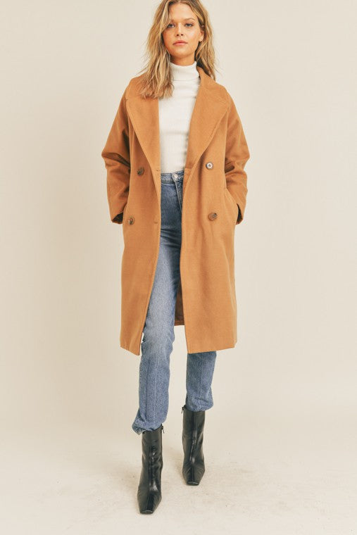 Double Breasted Oversized Coat