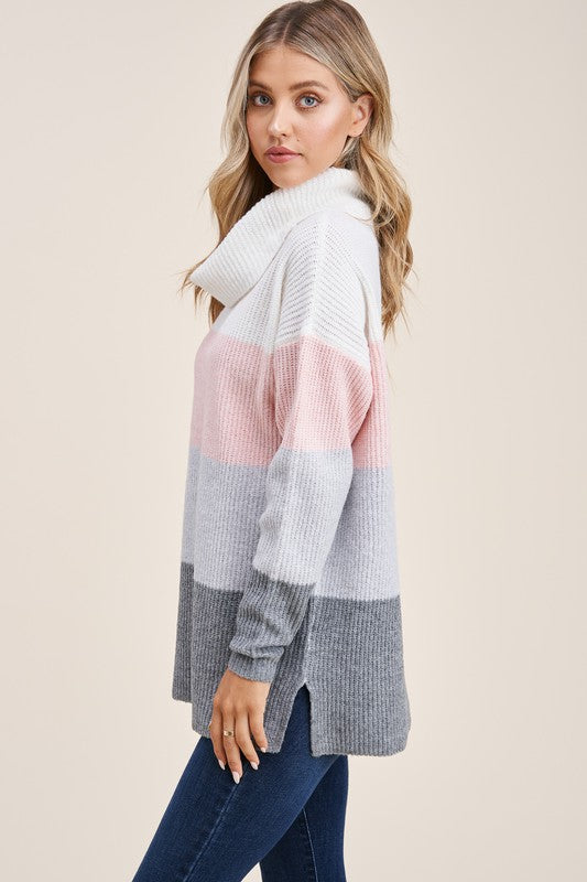 Slouchy Cowl Neck Sweater!