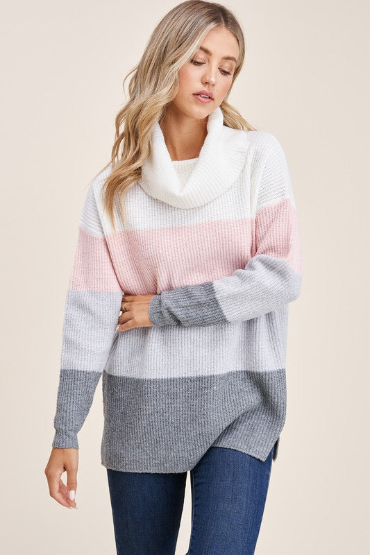 Slouchy Cowl Neck Sweater!