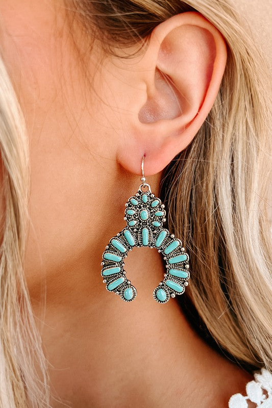 Turquoise & Silver Earrings