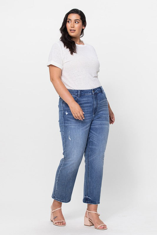 Curvy Style Cropped Straight Leg!