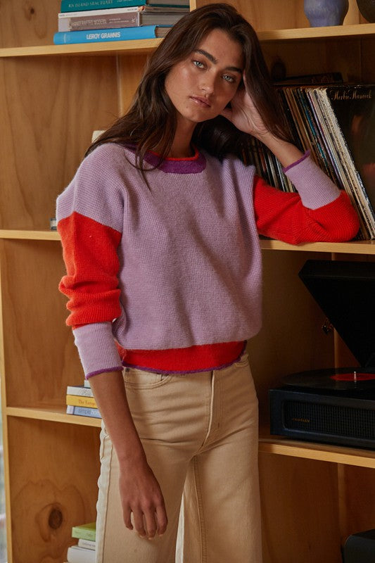 Brynn Contrast Sweater