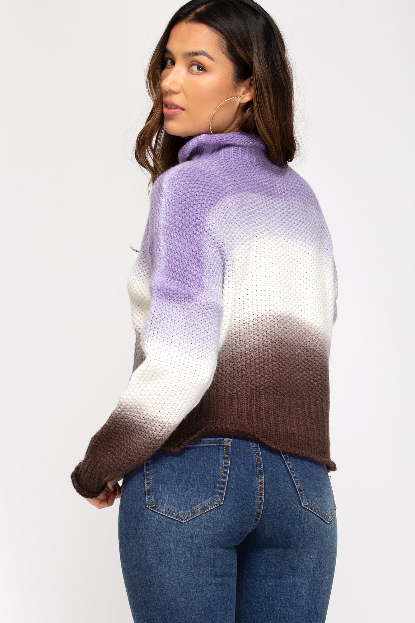 Dip Dyed Knit Sweater!