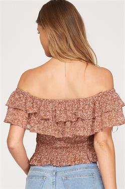 Off The Shoulder Layered Top!