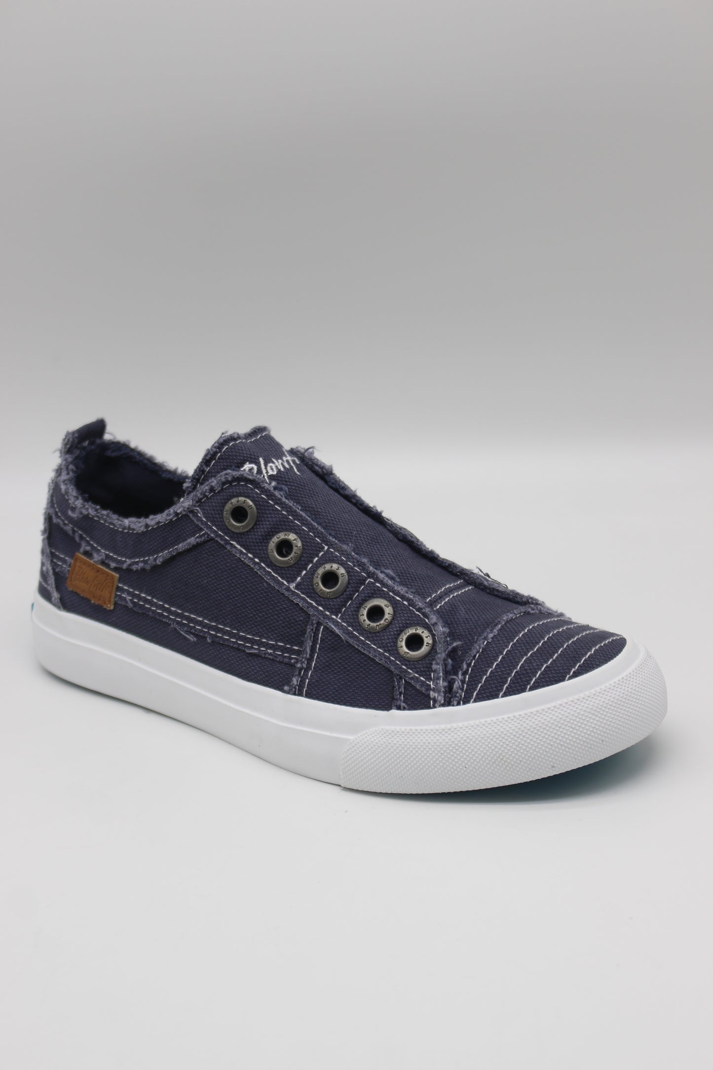 Play Smoked Blue Canva Shoes!