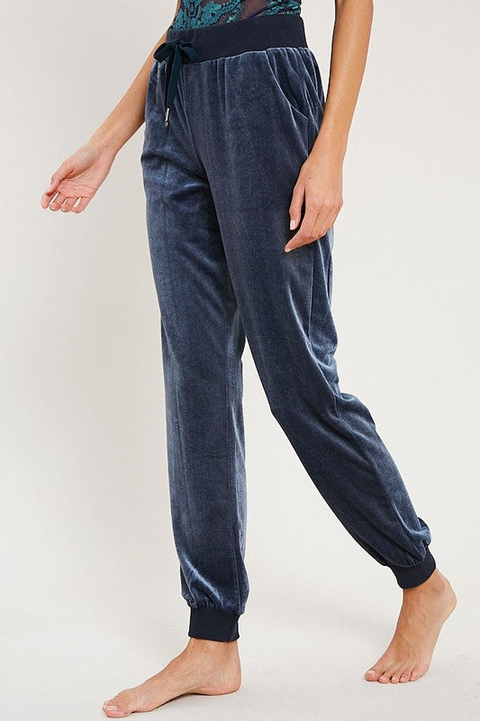 Velvet Joggers Pants With Pockets!