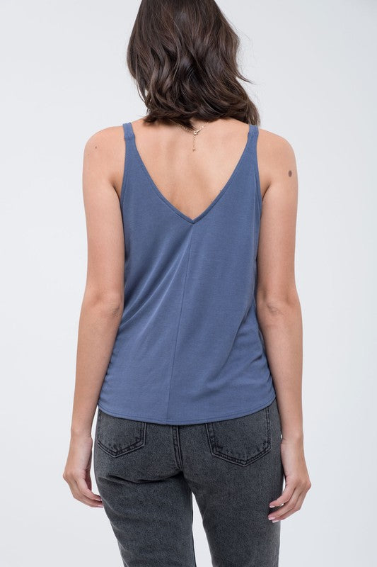 Sleeveless Front Tie Knit Top!