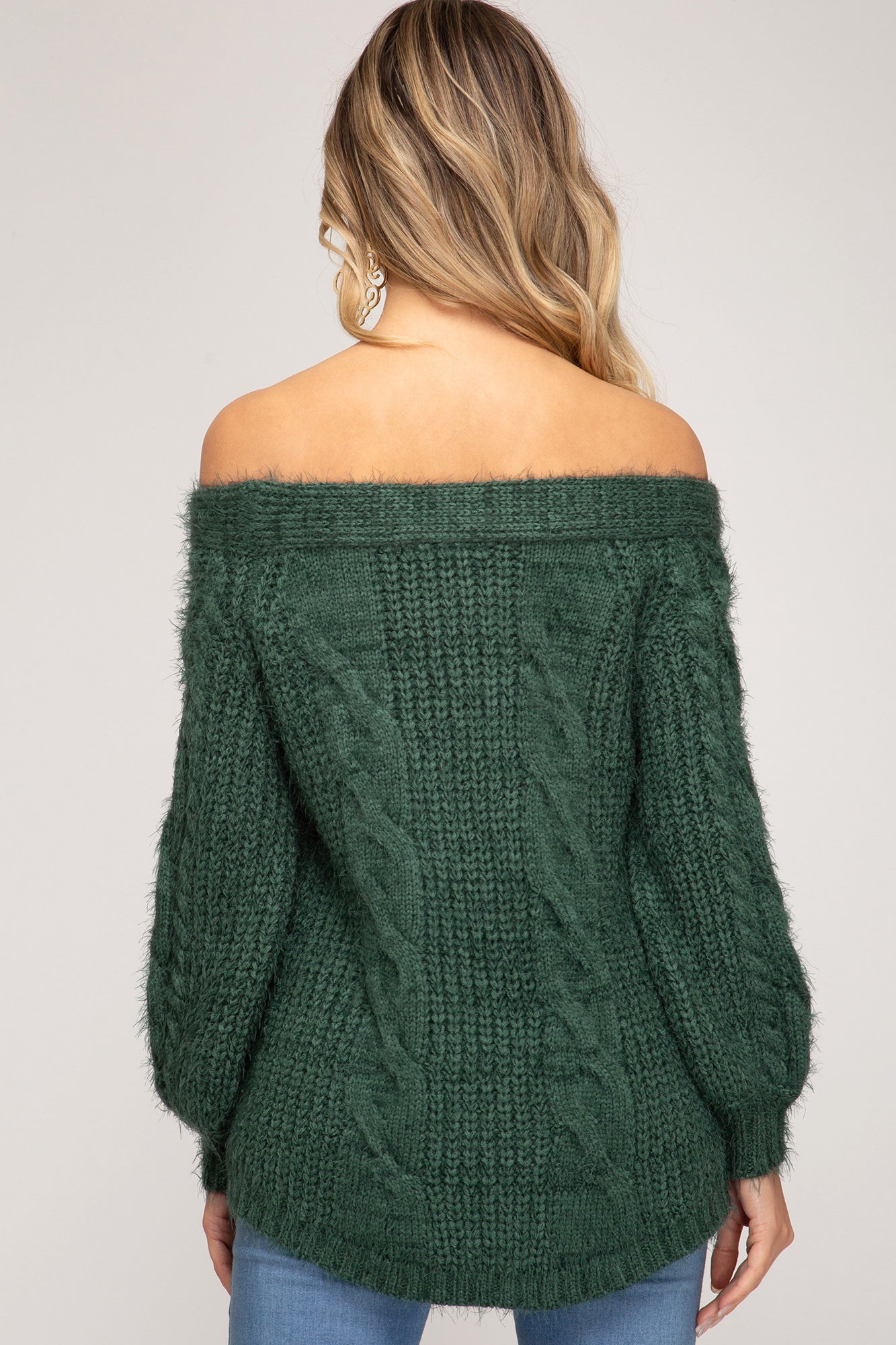 Off The Shoulder Sweater!