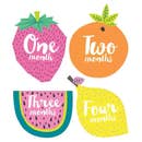 Little Frutti Sticker For The First Months!